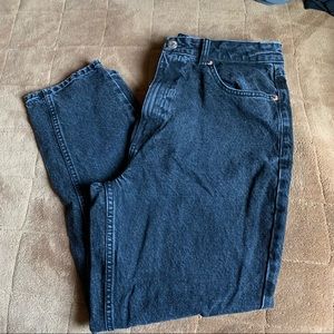 Zara Black Mom Jeans